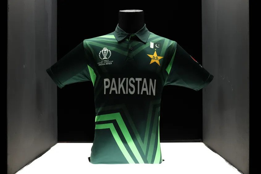 Pakistan New jersey kit world cup Asia sup 2023 close up