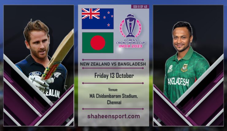 New Zealand vs Bangladesh ICC World Cup 2023