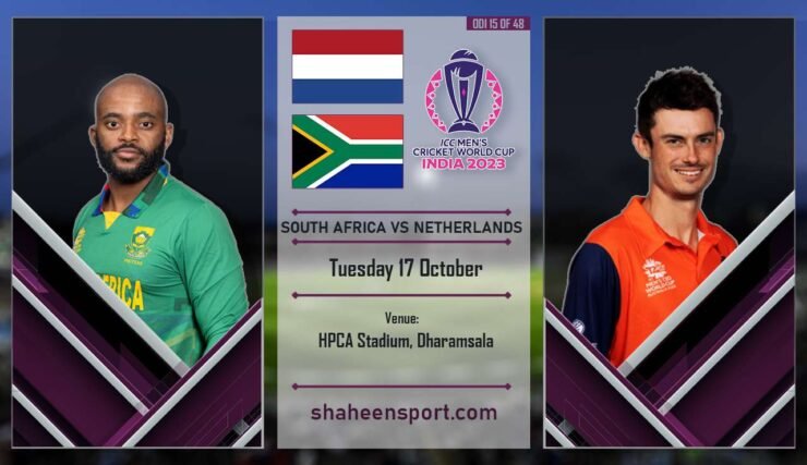 South Africa vs Netherlands ICC World Cup 2023