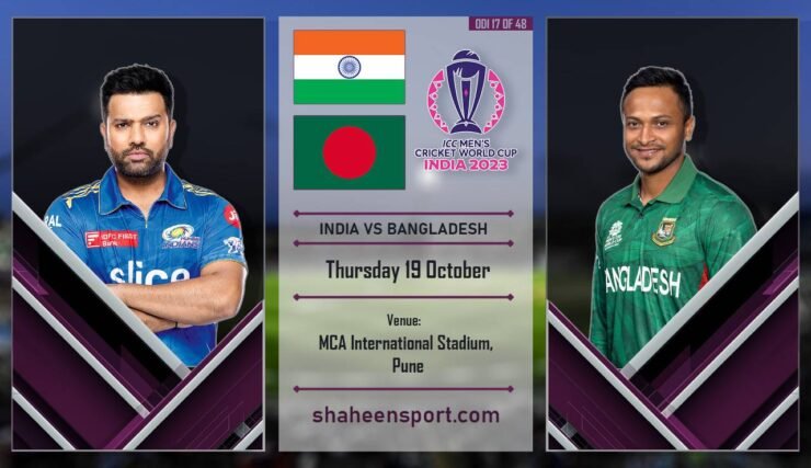 India vs Bangladesh ICC World Cup 2023