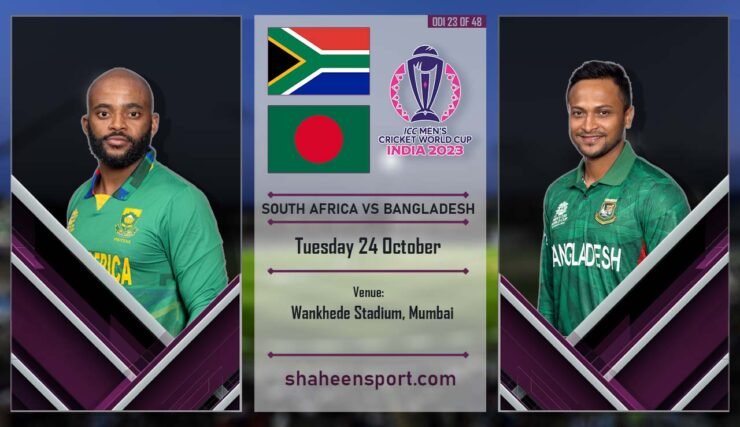 South Africa vs Bangladesh ICC World Cup 2023