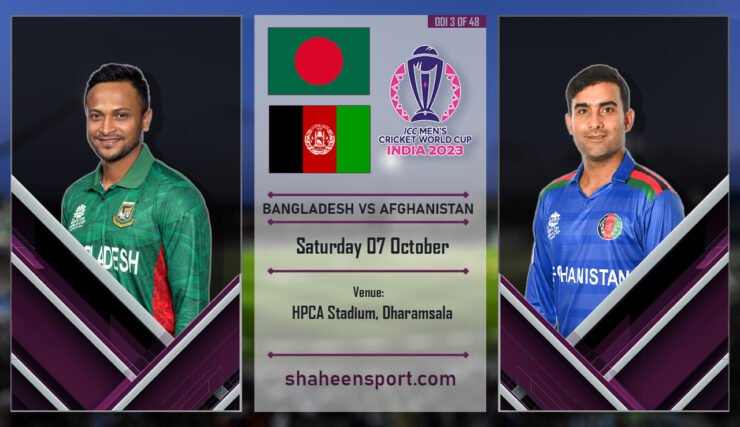 Bangladesh Vs Afghanistan 3rd Match ICC World Cup 2023