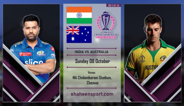India vs Australia ICC Cricket World Cup 2023, 5th Match
