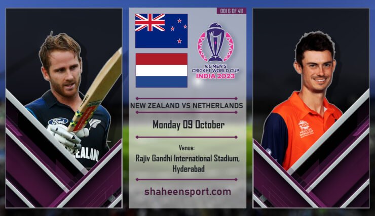 New Zealand Vs Netherlands ICC Cricket World Cup 2023: Match 6